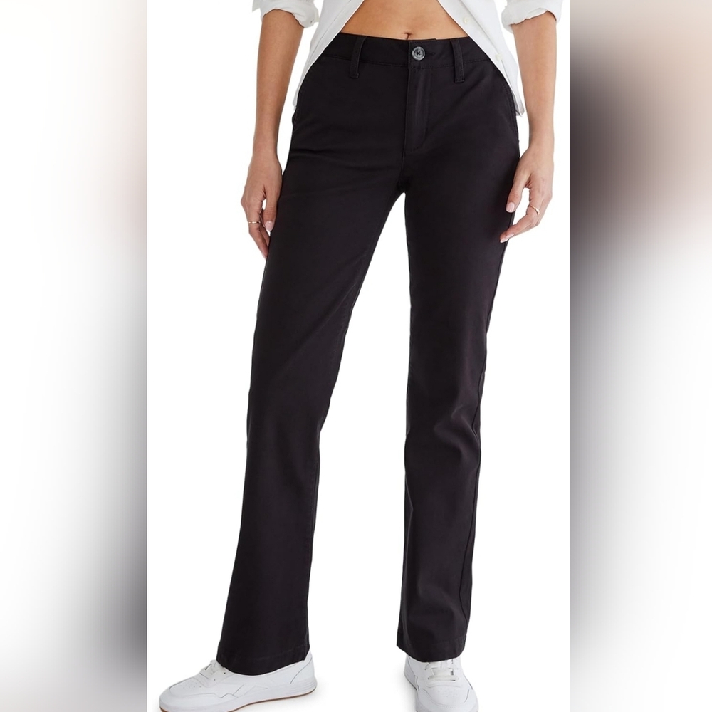 Aeropostale Women's Black Aero Classic Uniform Pant